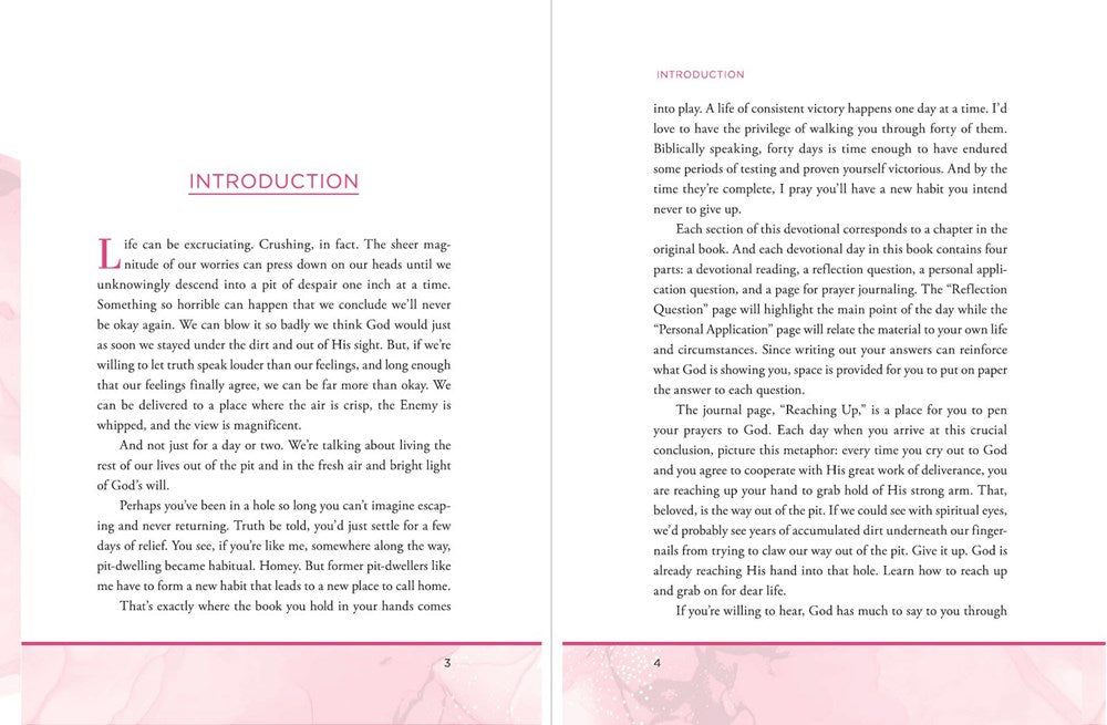 Get Out of That Pit: A 40-Day Devotional Journal