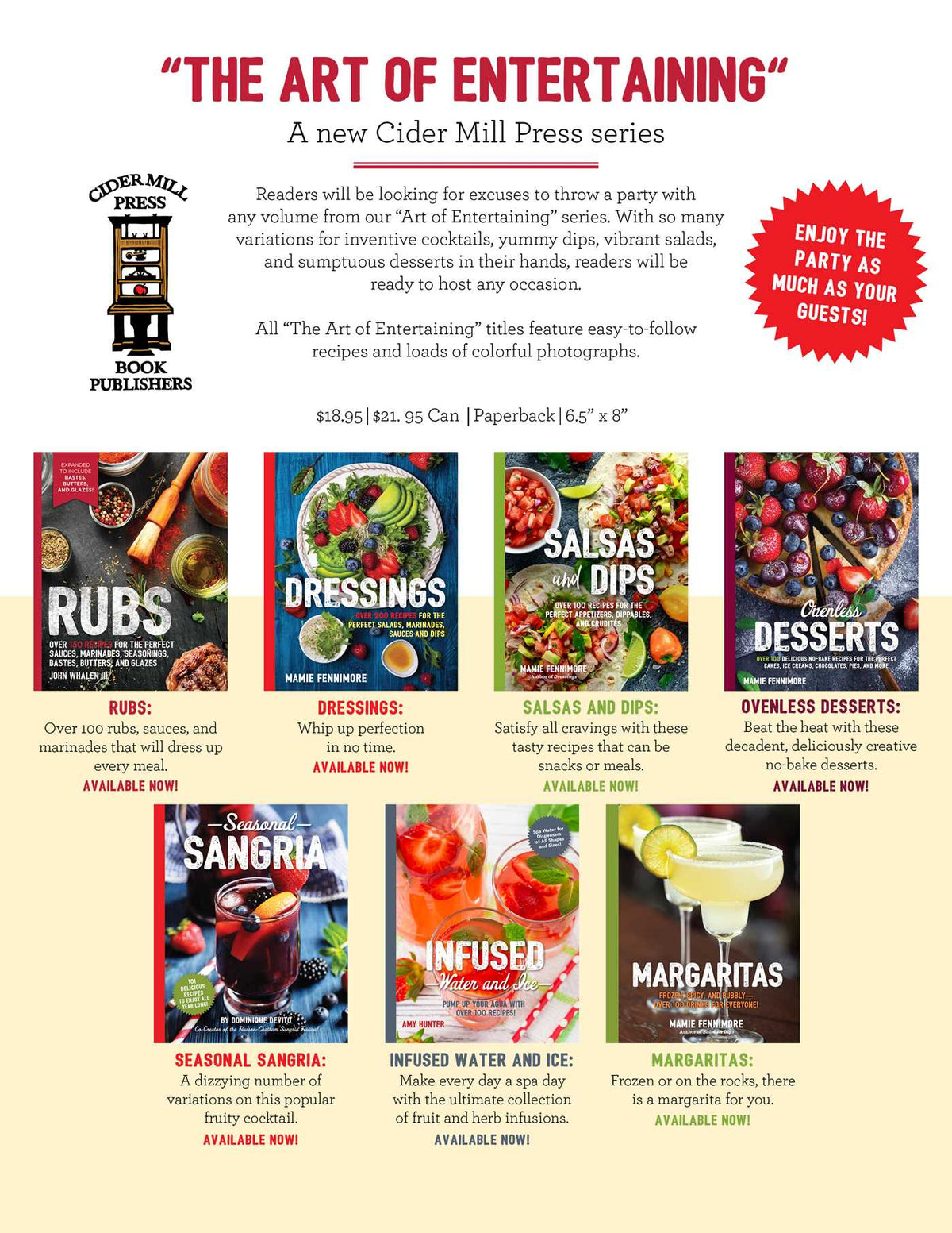 Salsas and Dips: Over 100 Recipes for the Perfect Appetizers, Dippables, and Crudités