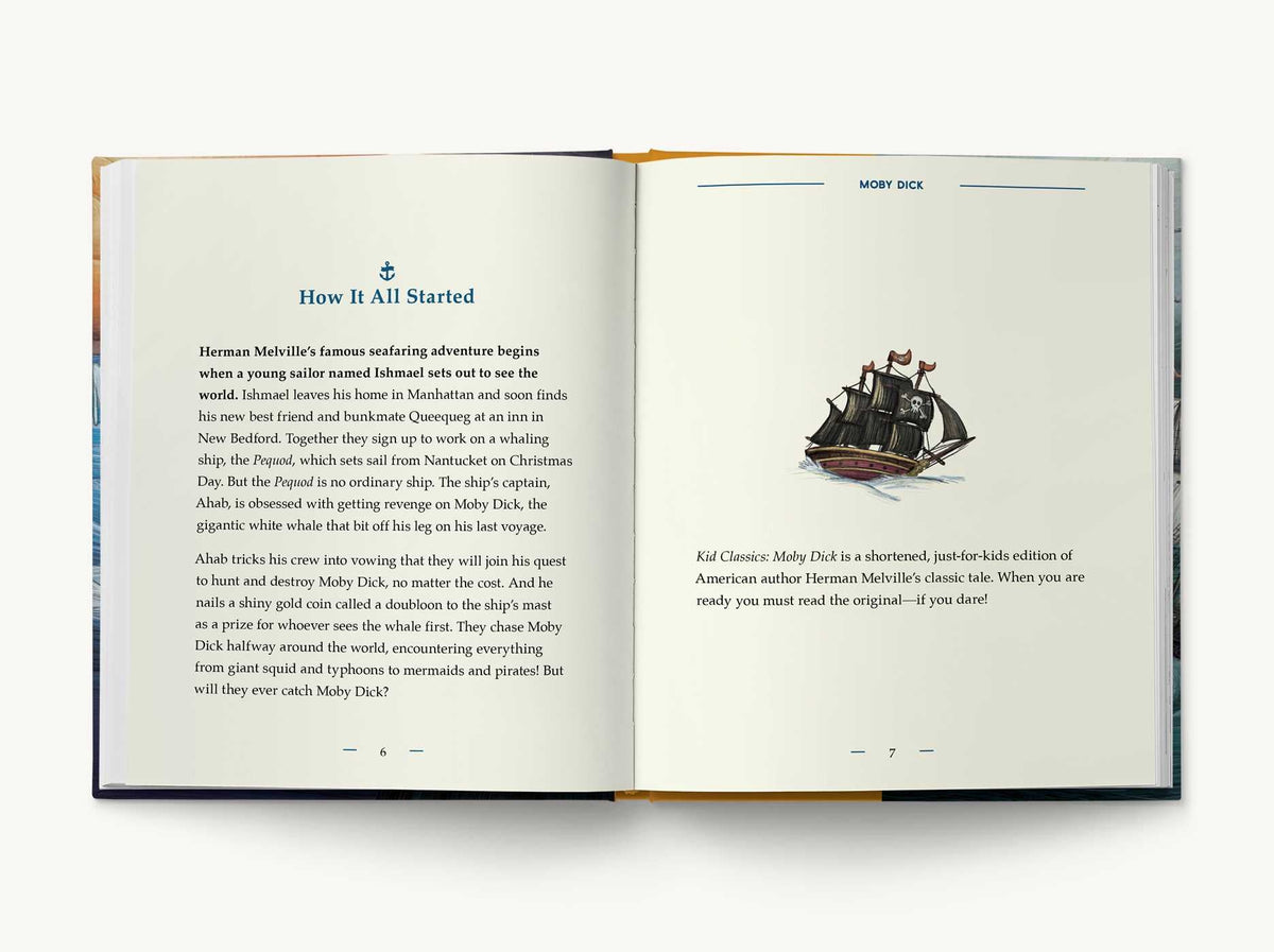 Moby Dick - Kid Classics: The Classic Edition Reimagined Just-for-Kids!