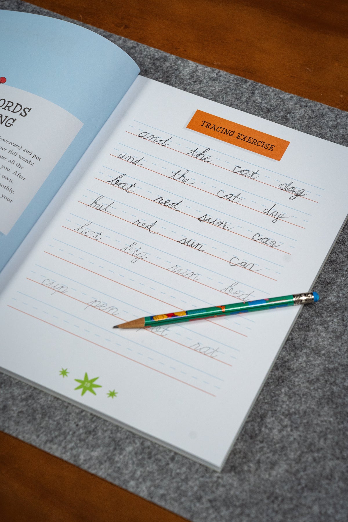 The Beginner's Cursive Handwriting Workbook: Learn to Write Cursive with Wacky Jokes & Puzzles