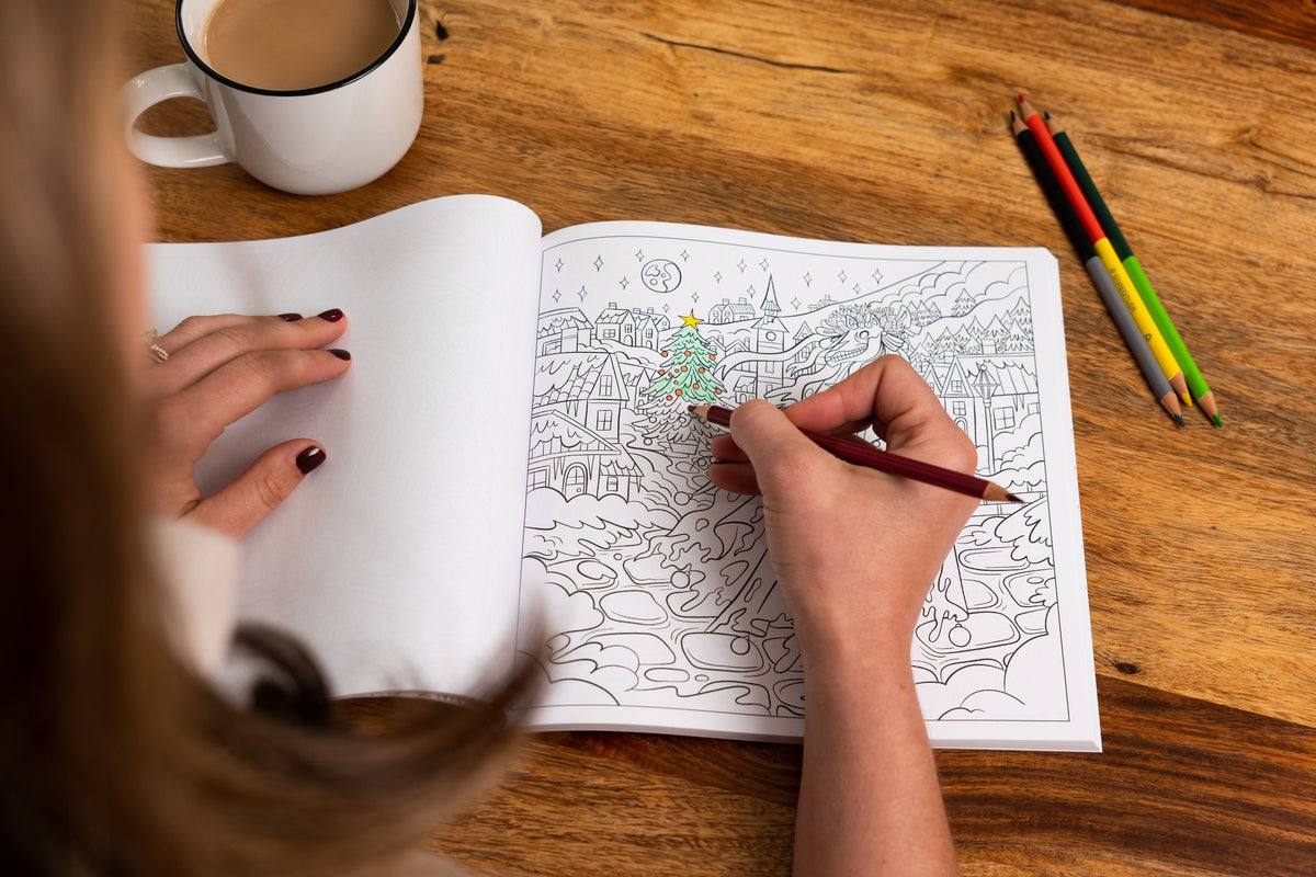 Silent Fright: A Very Merry Scary Christmas Coloring Book