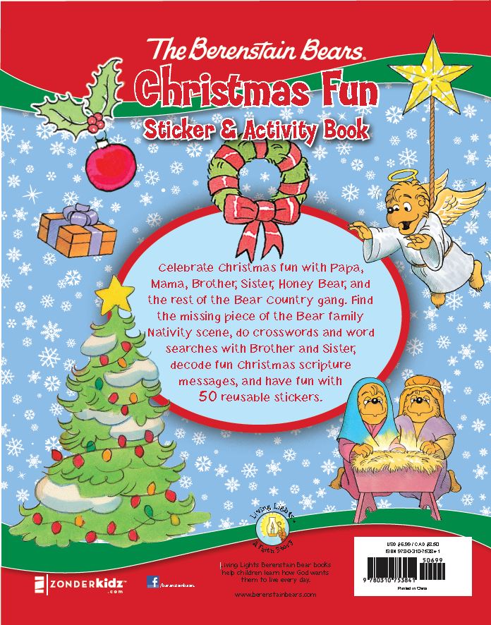 The Berenstain Bears Christmas Fun Sticker and Activity Book