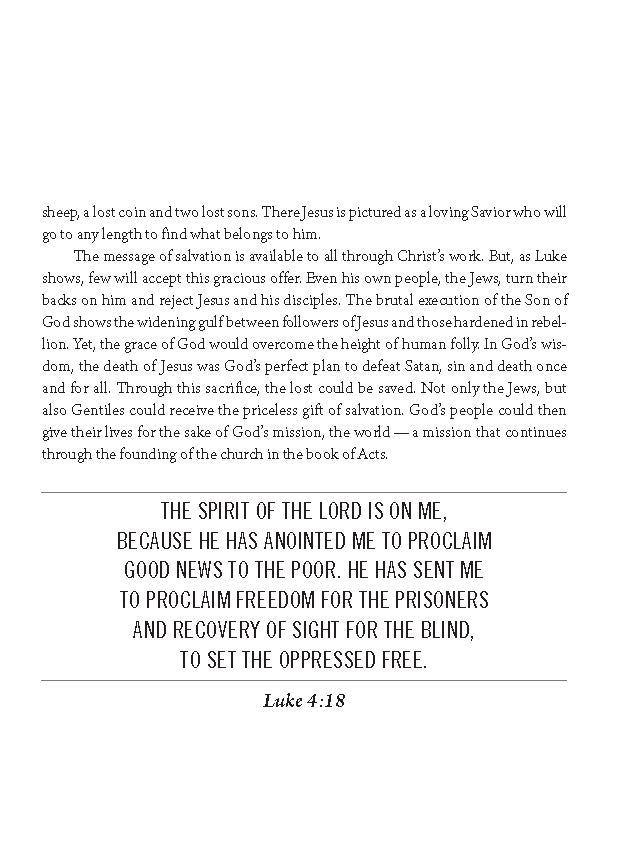 The Jesus Bible Journal, Luke, NIV, Paperback, Comfort Print