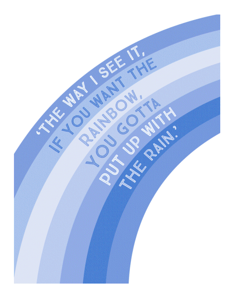A quote illustration from Dolly Parton in the Dolly Parton Activity Book