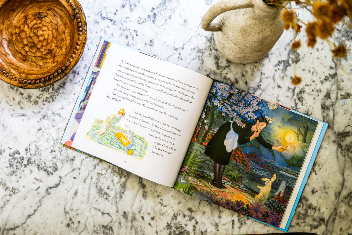 The Velveteen Rabbit Hardcover: The Classic Edition by acclaimed illustrator, Charles Santore