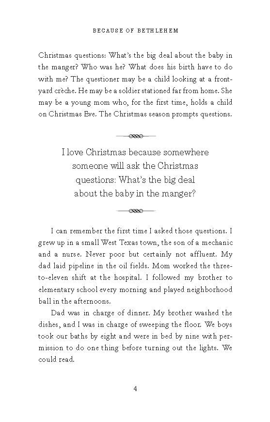 Because of Bethlehem: Love Is Born, Hope Is Here – Devotional Meditations to Prepare Your Heart During the Advent Season (The Perfect Christian Christmas and Holiday Gift)