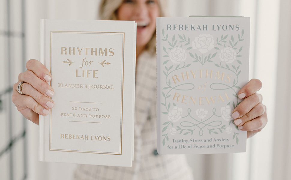 Rhythms for Life Planner and Journal: 90 Days to Peace and Purpose