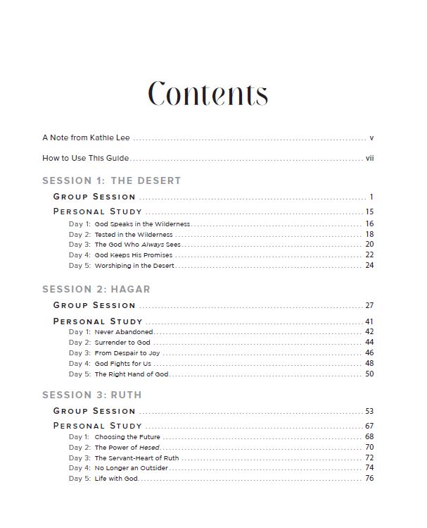 The God Who Sees Bible Study Guide plus Streaming Video
