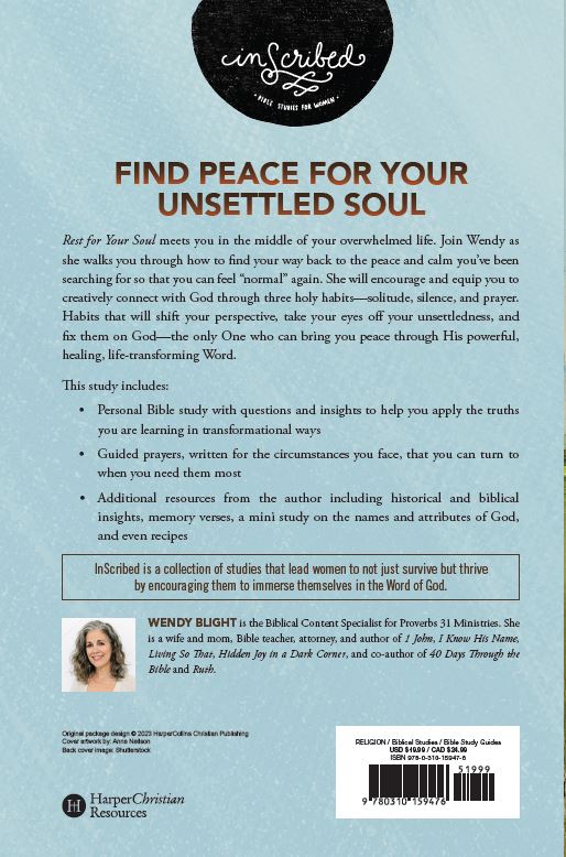 Rest for Your Soul: A Bible Study on Solitude, Silence, and Prayer