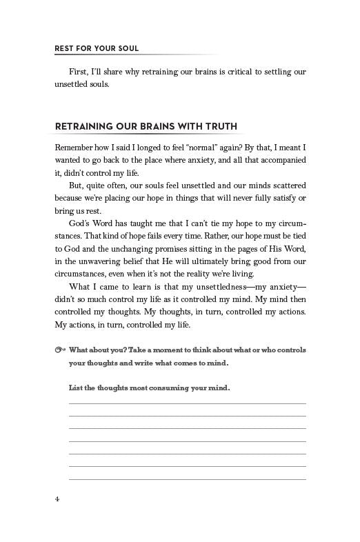 Rest for Your Soul: A Bible Study on Solitude, Silence, and Prayer