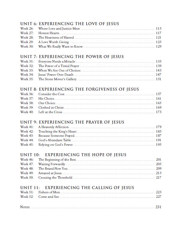 Experiencing the Heart of Jesus for 52 Weeks Revised and Updated: A Year-Long Bible Study