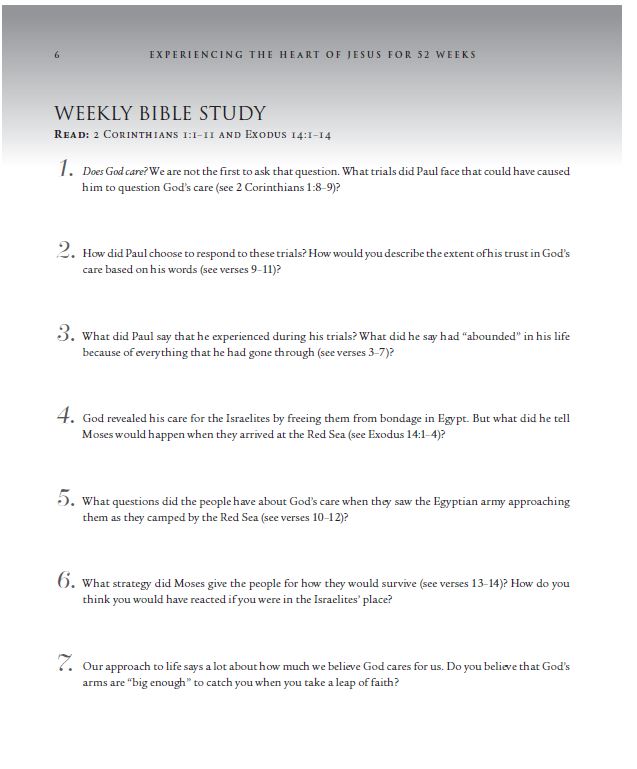 Experiencing the Heart of Jesus for 52 Weeks Revised and Updated: A Year-Long Bible Study