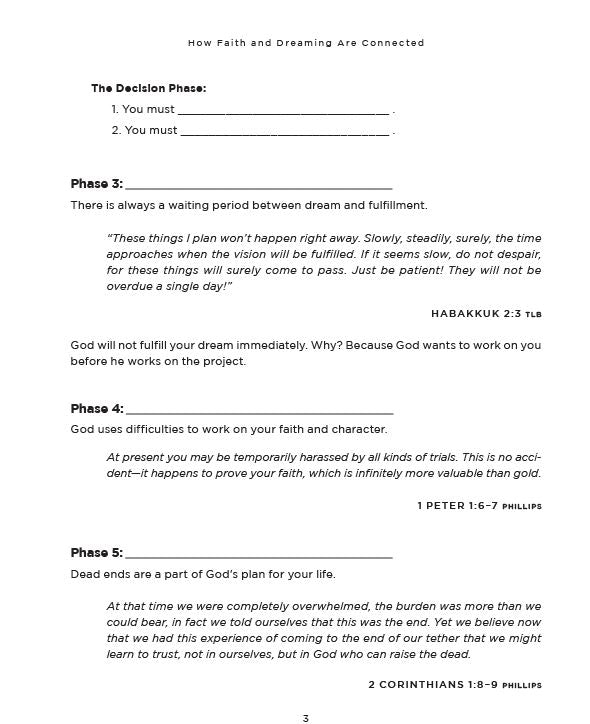 Created to Dream Bible Study Guide plus Streaming Video: The 6 Phases God Uses to Grow Your Faith