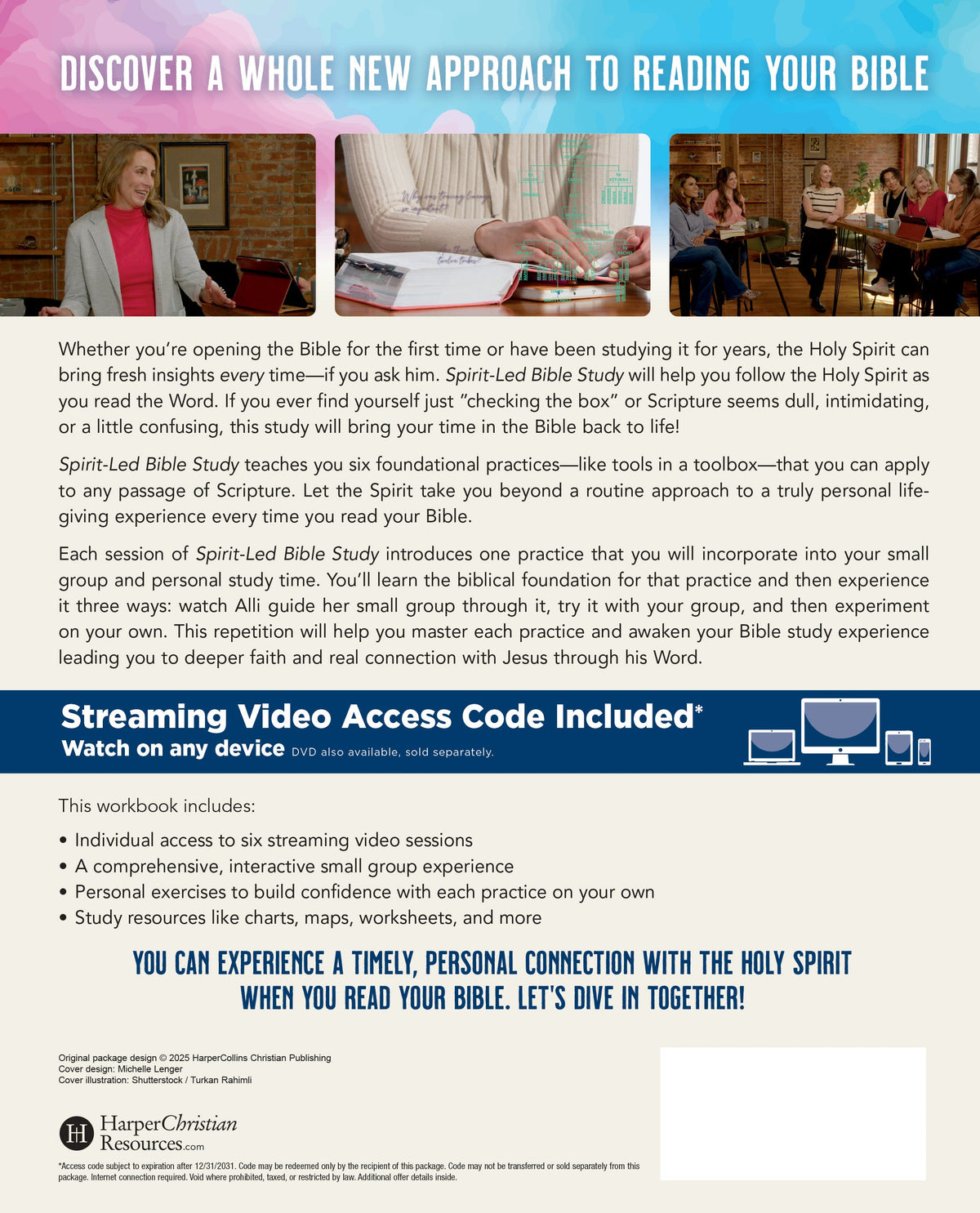 Spirit-Led Bible Study with Video Access: Six Practices to Bring the Bible to Life