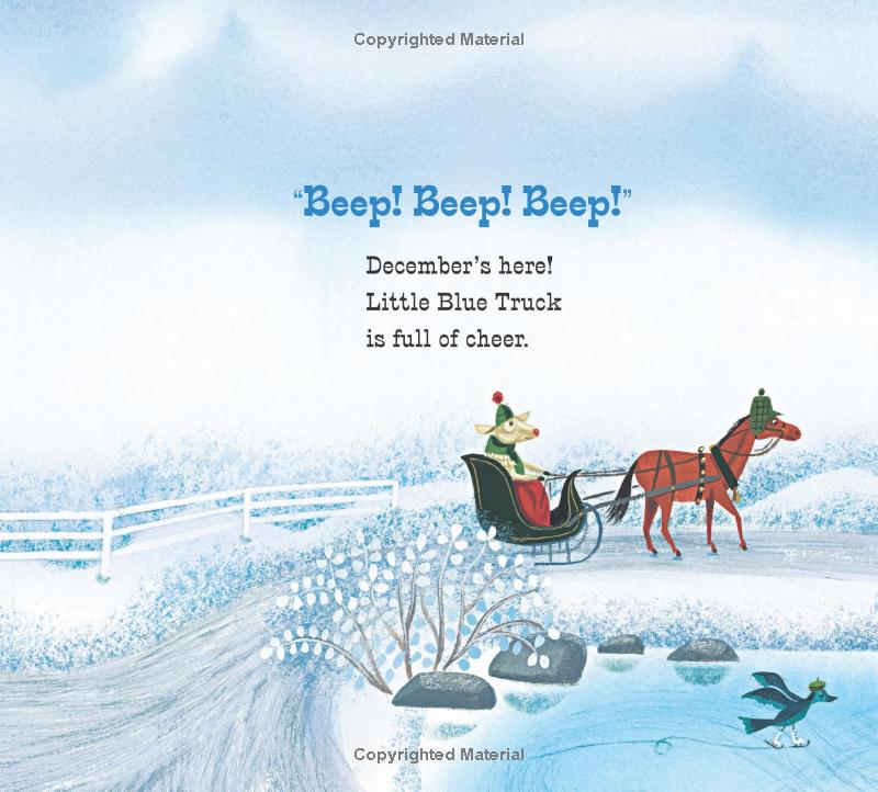 Little Blue Truck's Christmas: A Christmas Holiday Book for Kids