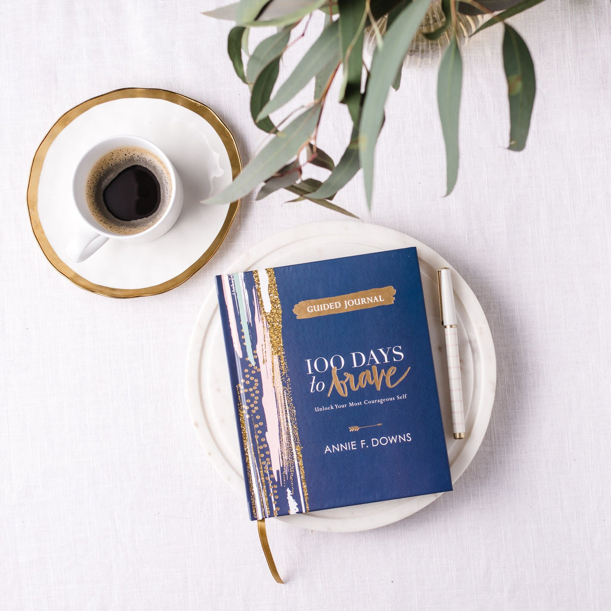 100 Days to Brave Guided Journal: Unlock Your Most Courageous Self (A Devotional Journal)