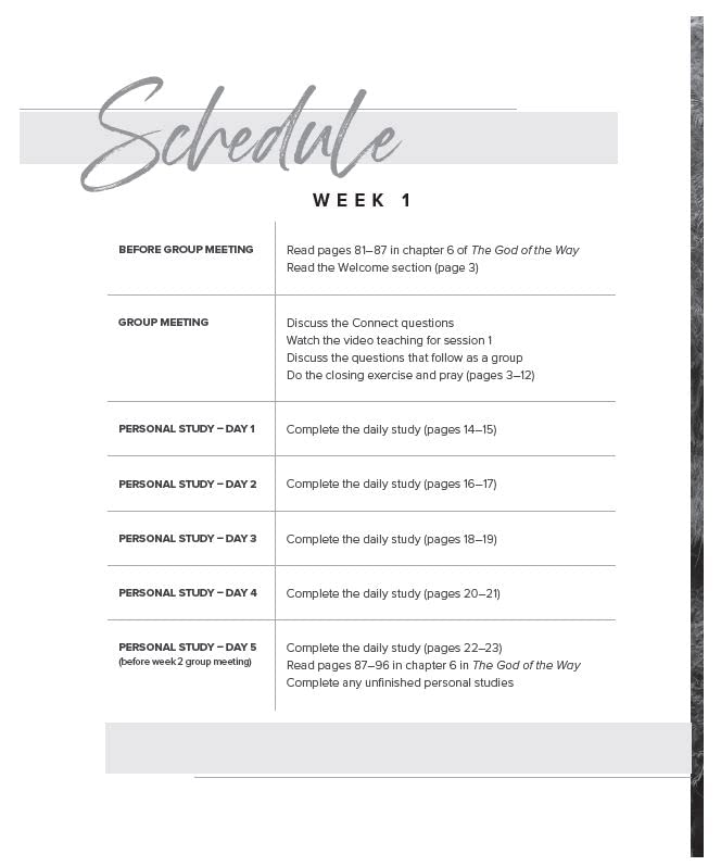 The God of His Word Bible Study Guide plus Streaming Video