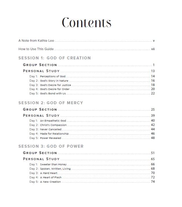The God of His Word Bible Study Guide plus Streaming Video