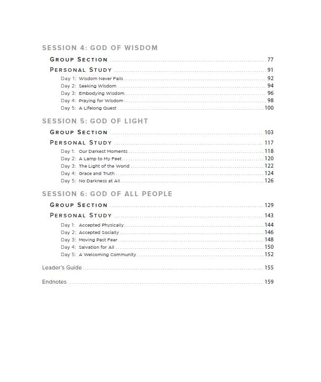 The God of His Word Bible Study Guide plus Streaming Video