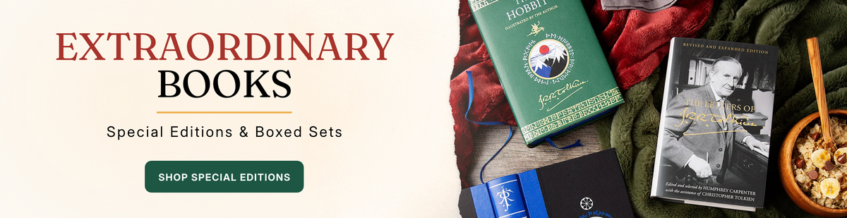 Extraordinary Books: Special Editions & Boxed Sets. Collectible hardcover editions laid out on cozy blankets beside a bowl of oatmeal. Shop special editions.