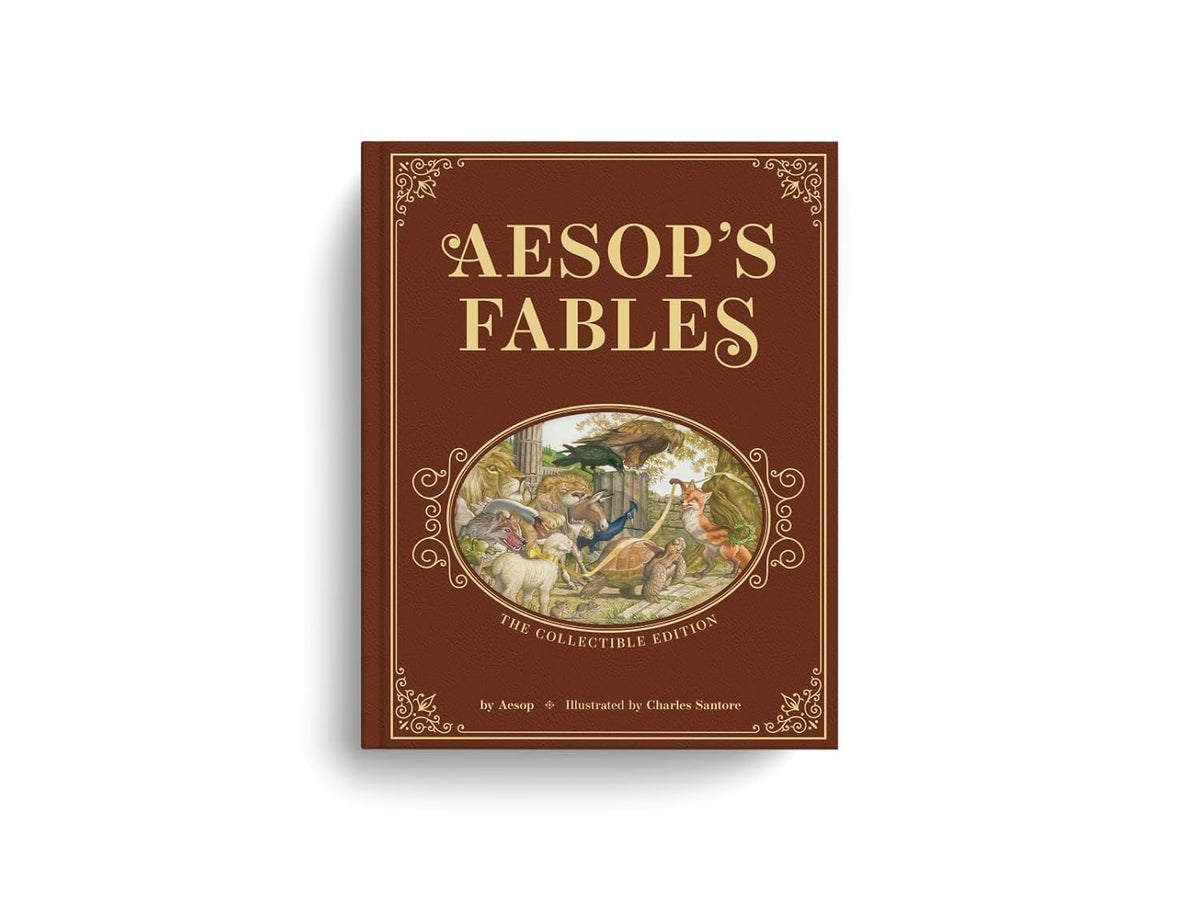 Aesop’s Fables: The Collectible Leather Edition: The Classic Edition by acclaimed illustrator, Charles Santore