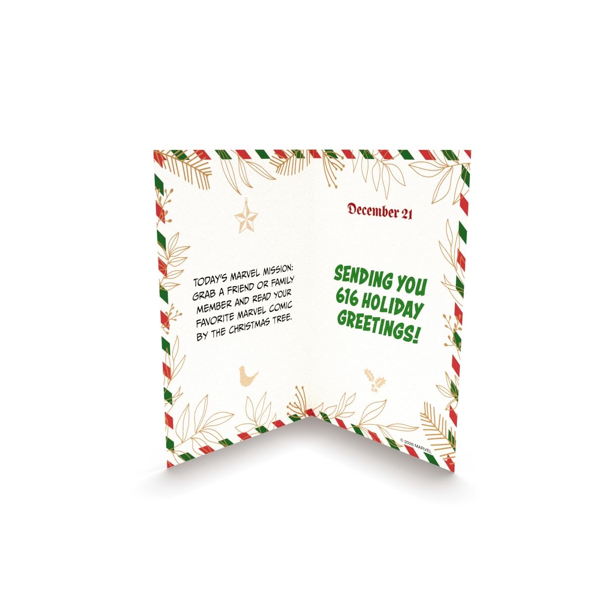 Marvel Countdown to Christmas: Advent Calendar with 25 Super-Hero Envelopes & Cards