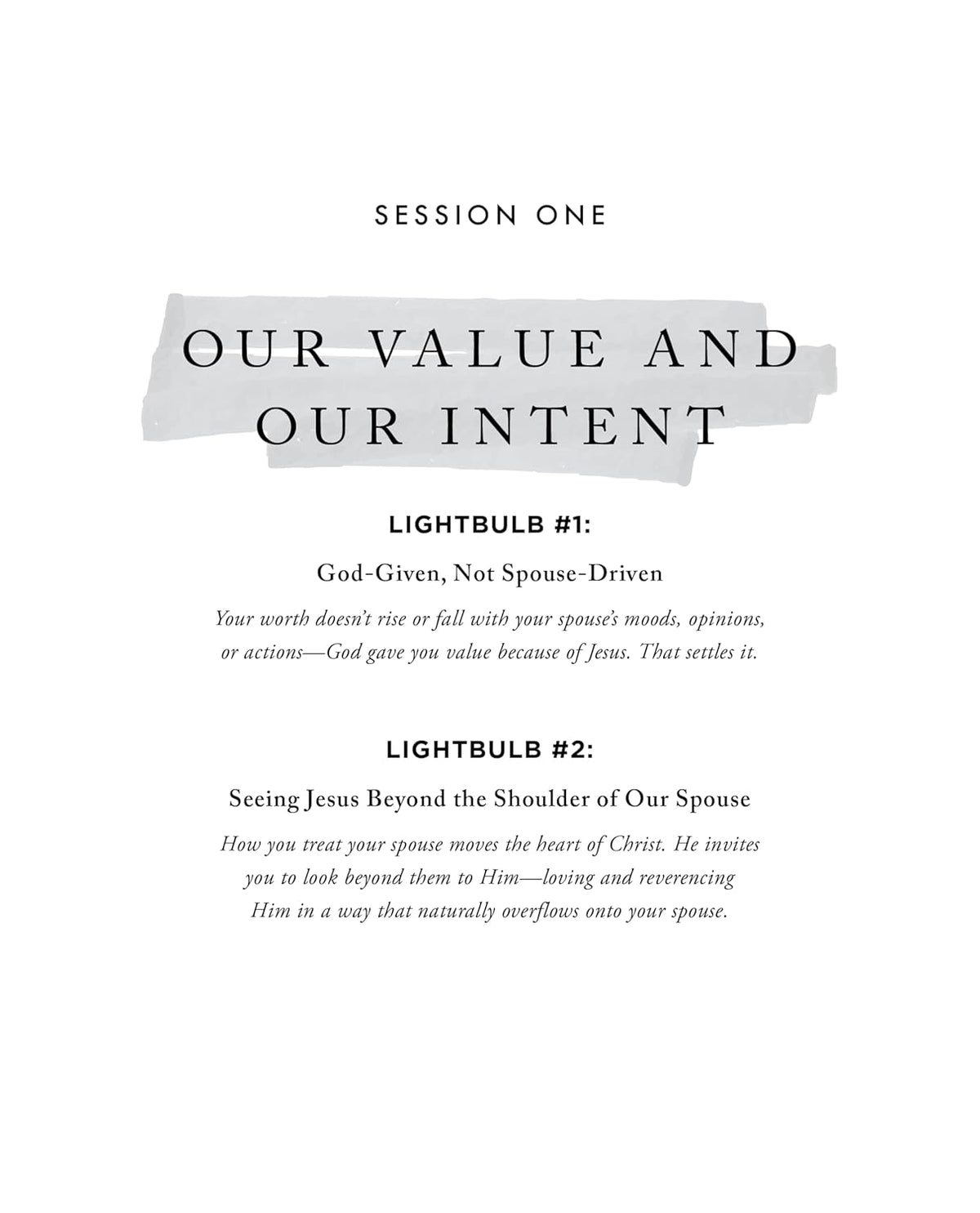 Lightbulb Moments in Marriage Bible Study Guide plus Streaming Video: 12 Biblical Perspectives for Successful and Satisfied Couples