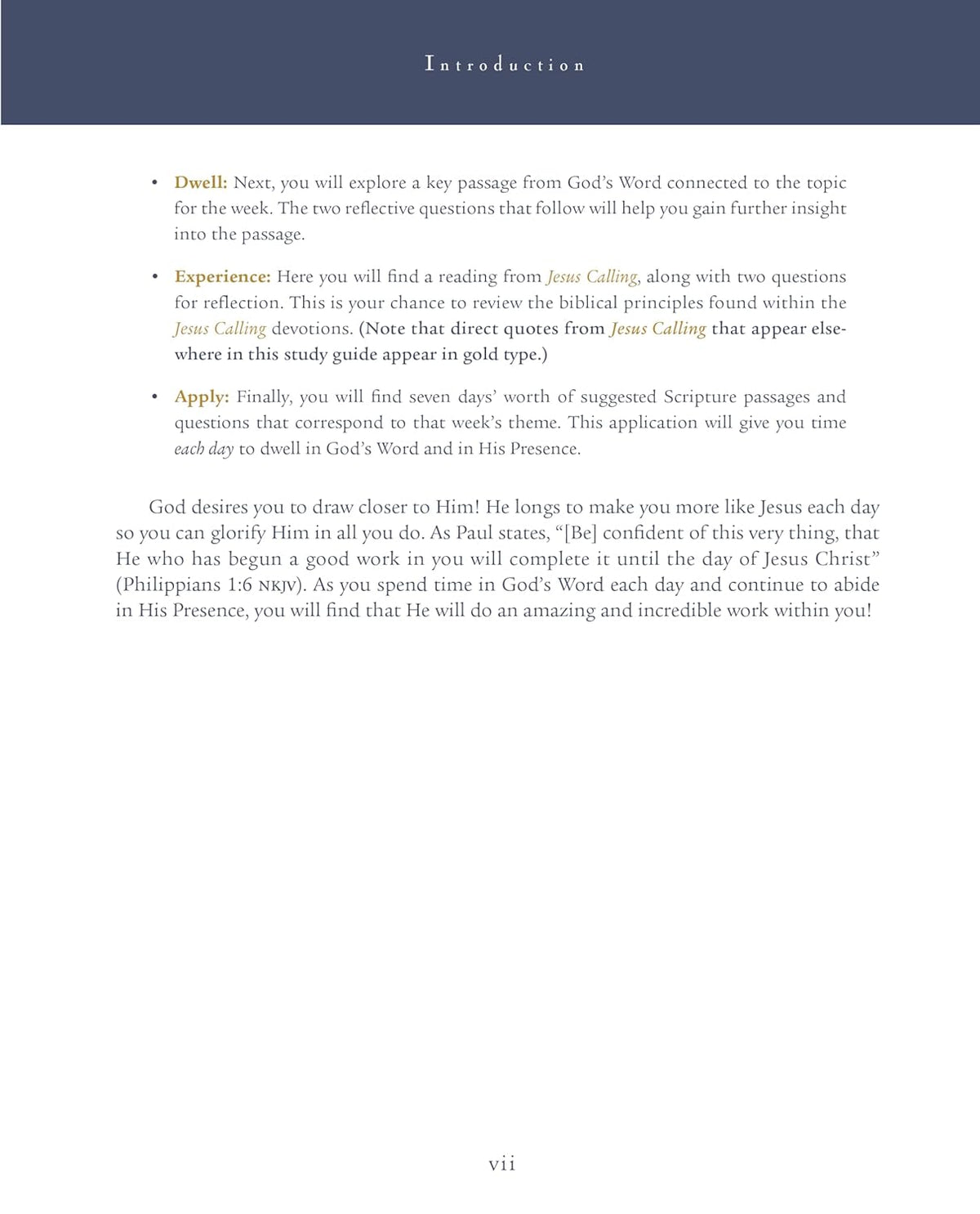Jesus Calling 52-Week Bible Study: Experience the Presence of God