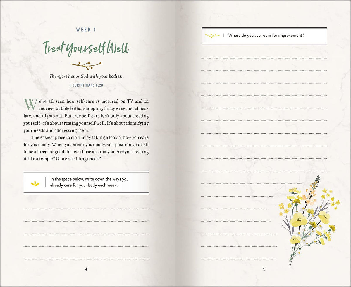 The Weekly Self-Care Project: A Challenge to Journal, Reflect, and Invite Balance