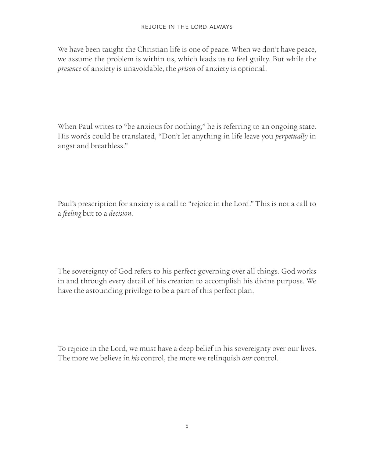 Anxious for Nothing Bible Study Guide plus Streaming Video, Updated Edition: Finding Calm in a Chaotic World