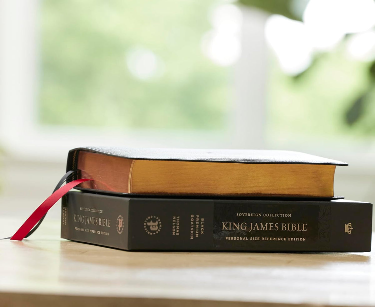 KJV, Sovereign Collection Bible, Personal Size, Red Letter Edition, Comfort Print