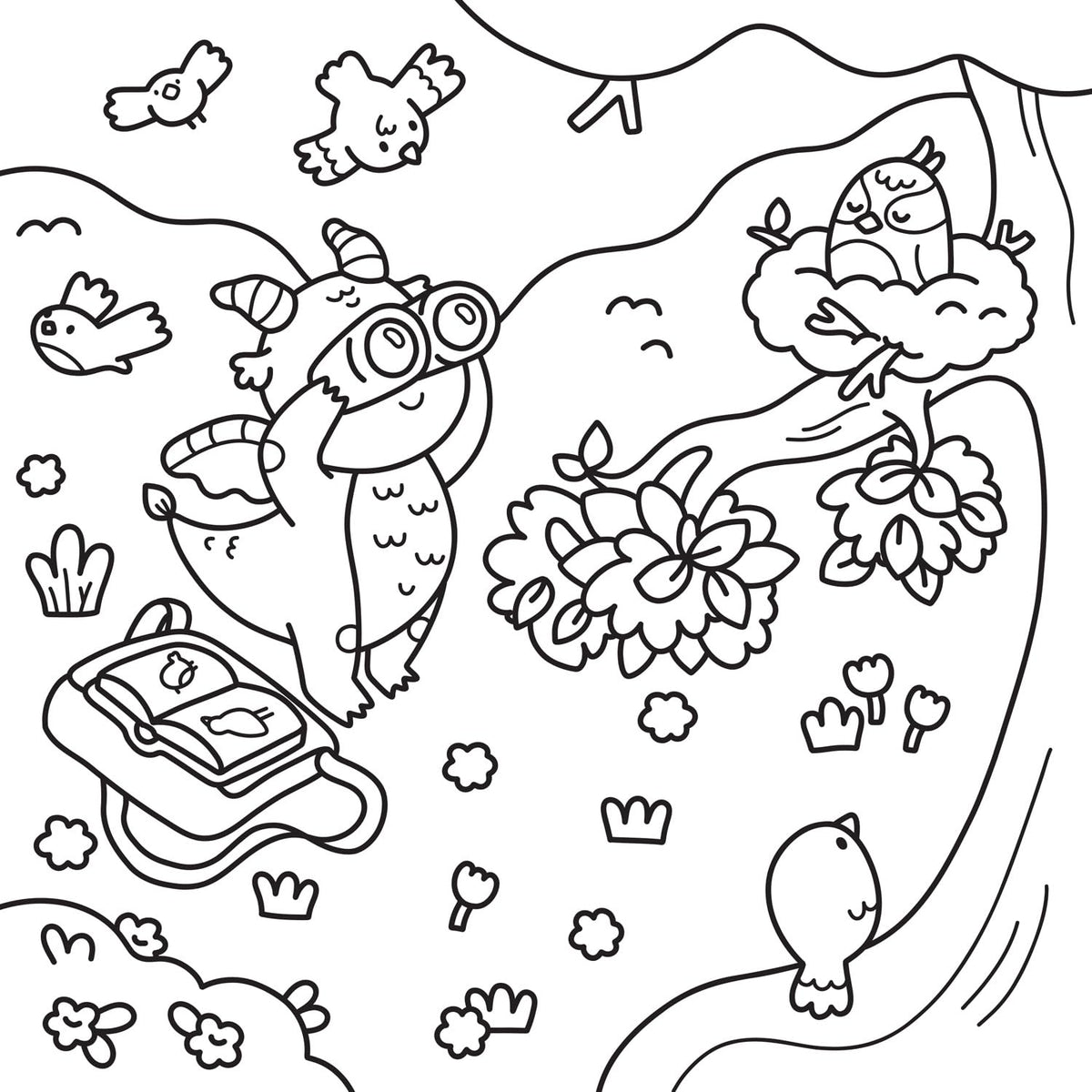 Baby Dragons: Coloring Book Featuring Glow-in-the-Dark Ink!