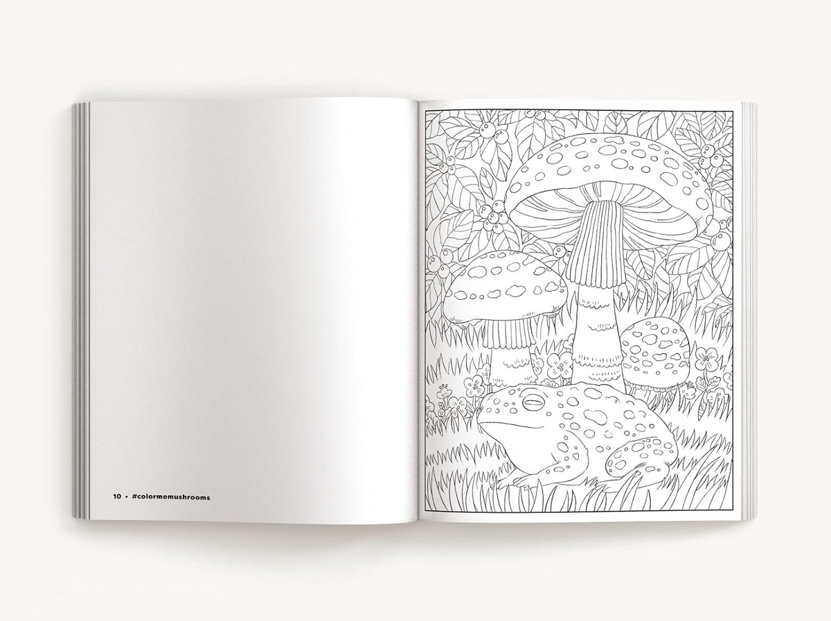 Color Me Mushrooms: A Funky Fungi Coloring Book