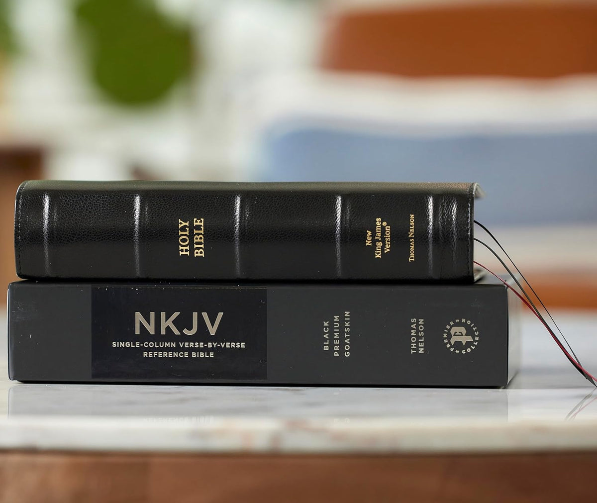 NKJV, Single-Column Reference Bible, Verse-by-verse, Comfort Print