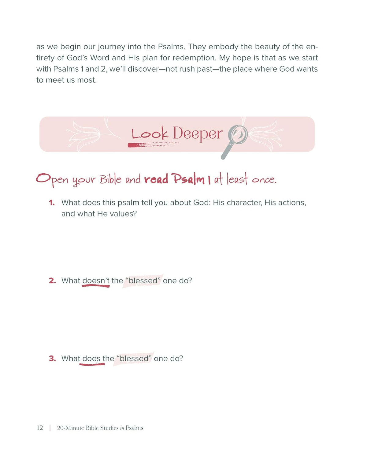 20-Minute Bible Studies in Psalms