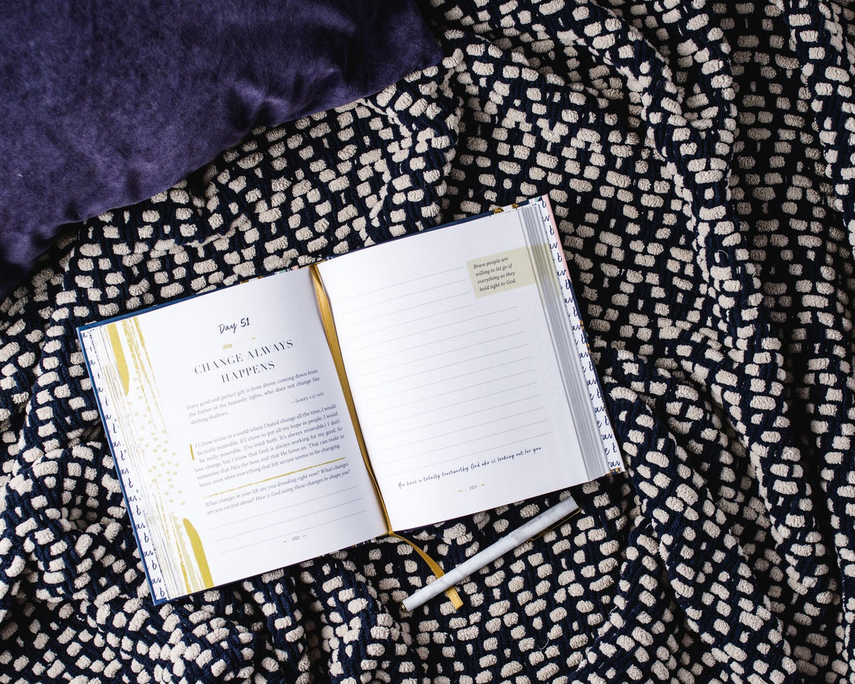 100 Days to Brave Guided Journal: Unlock Your Most Courageous Self (A Devotional Journal)