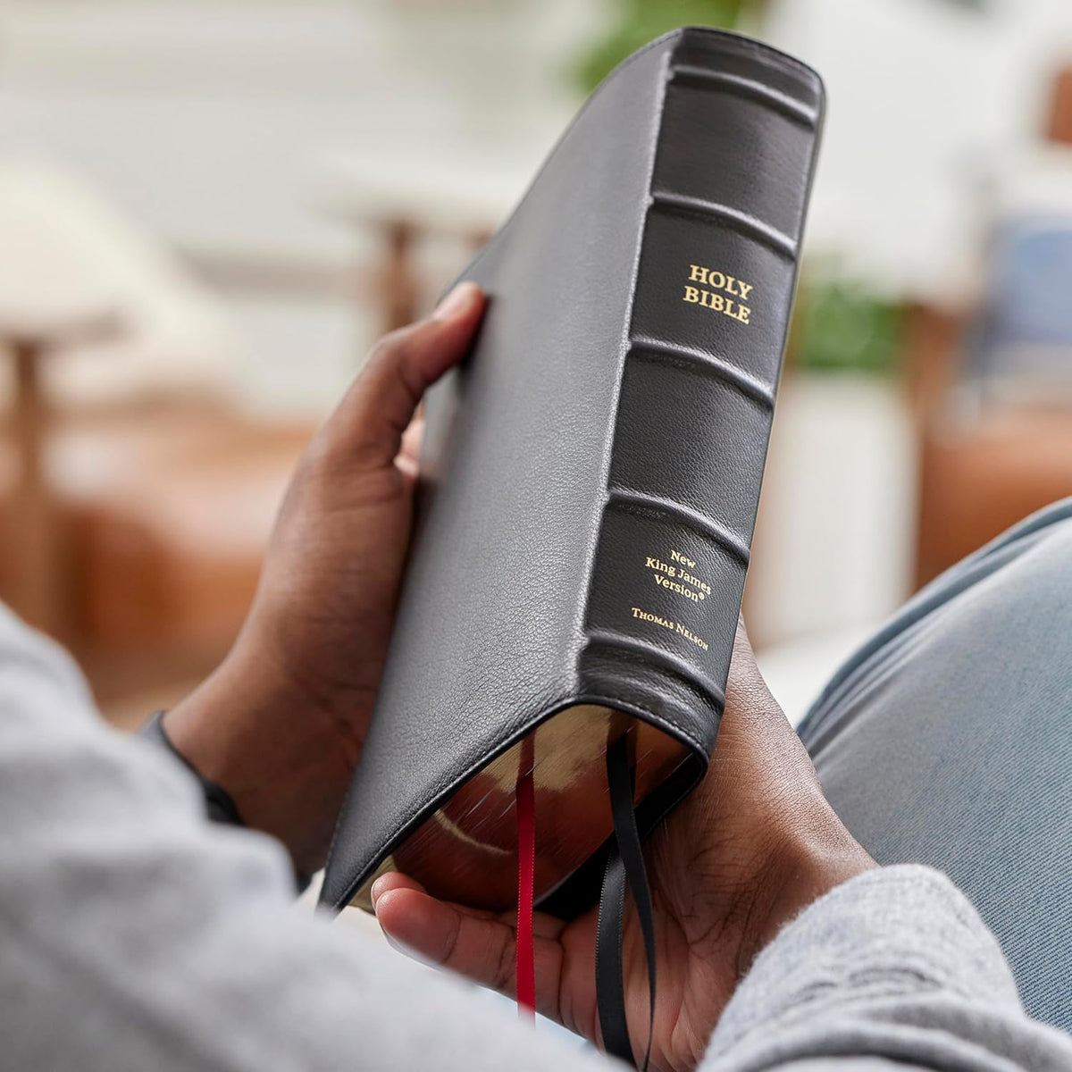 NKJV, Single-Column Reference Bible, Verse-by-verse, Comfort Print