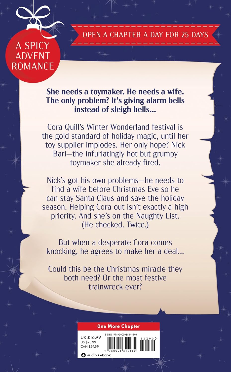 The Naughty List Agreement: Advent Romance