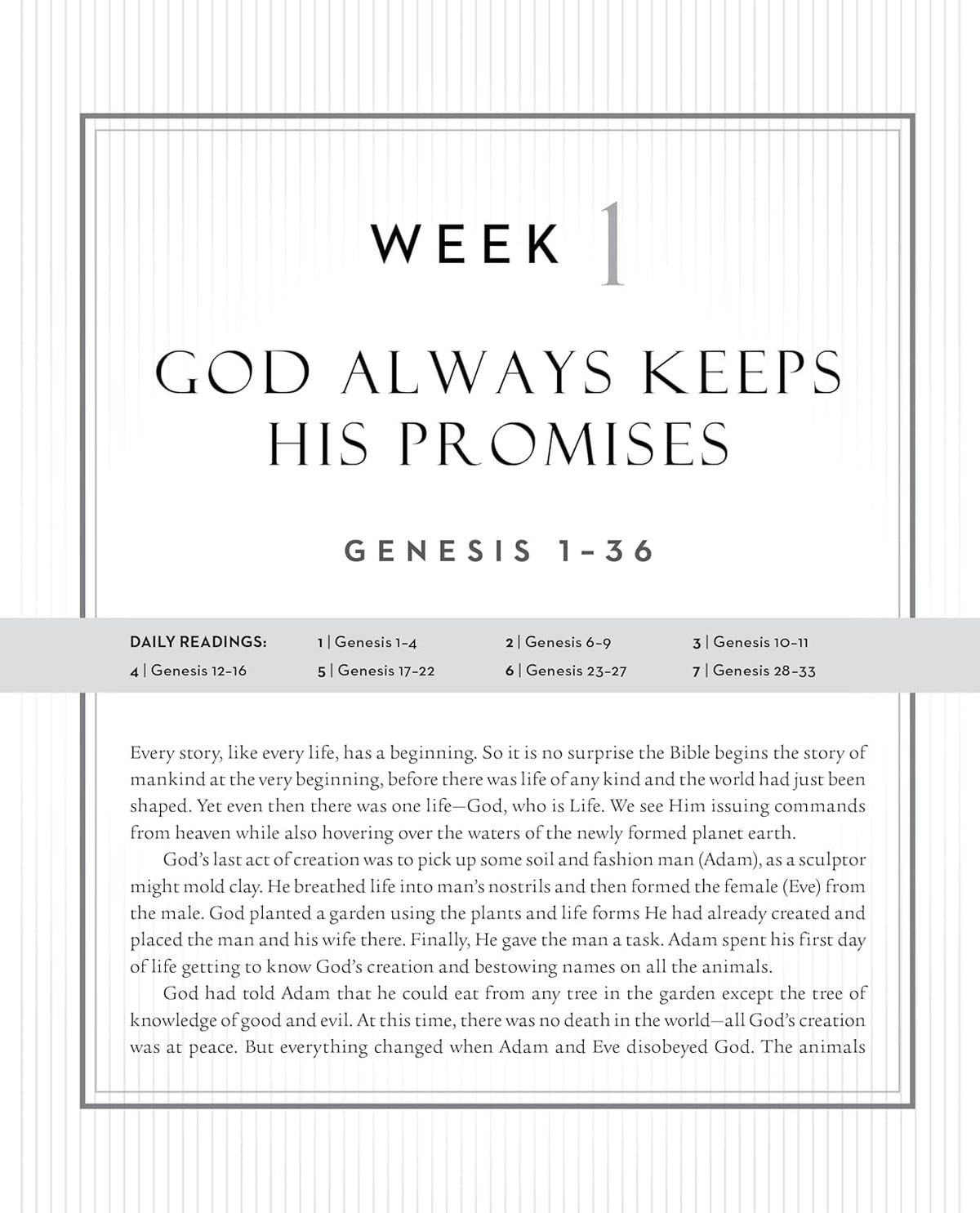 52 Weeks through the Bible: A Year-Long Bible Study for Men and Women
