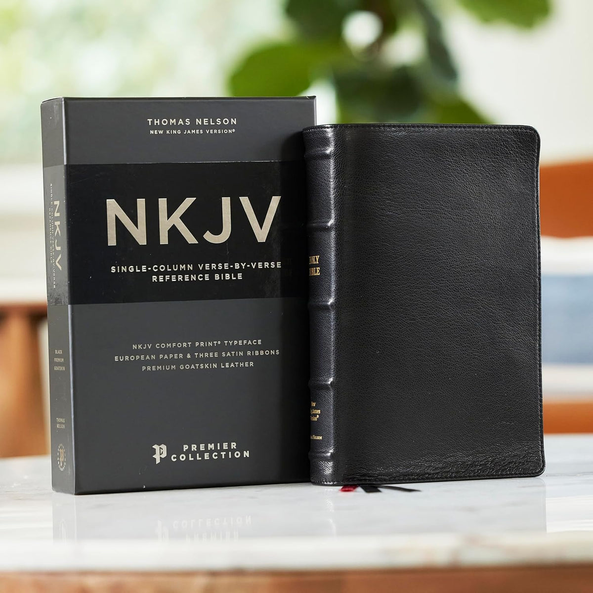 NKJV, Single-Column Reference Bible, Verse-by-verse, Comfort Print