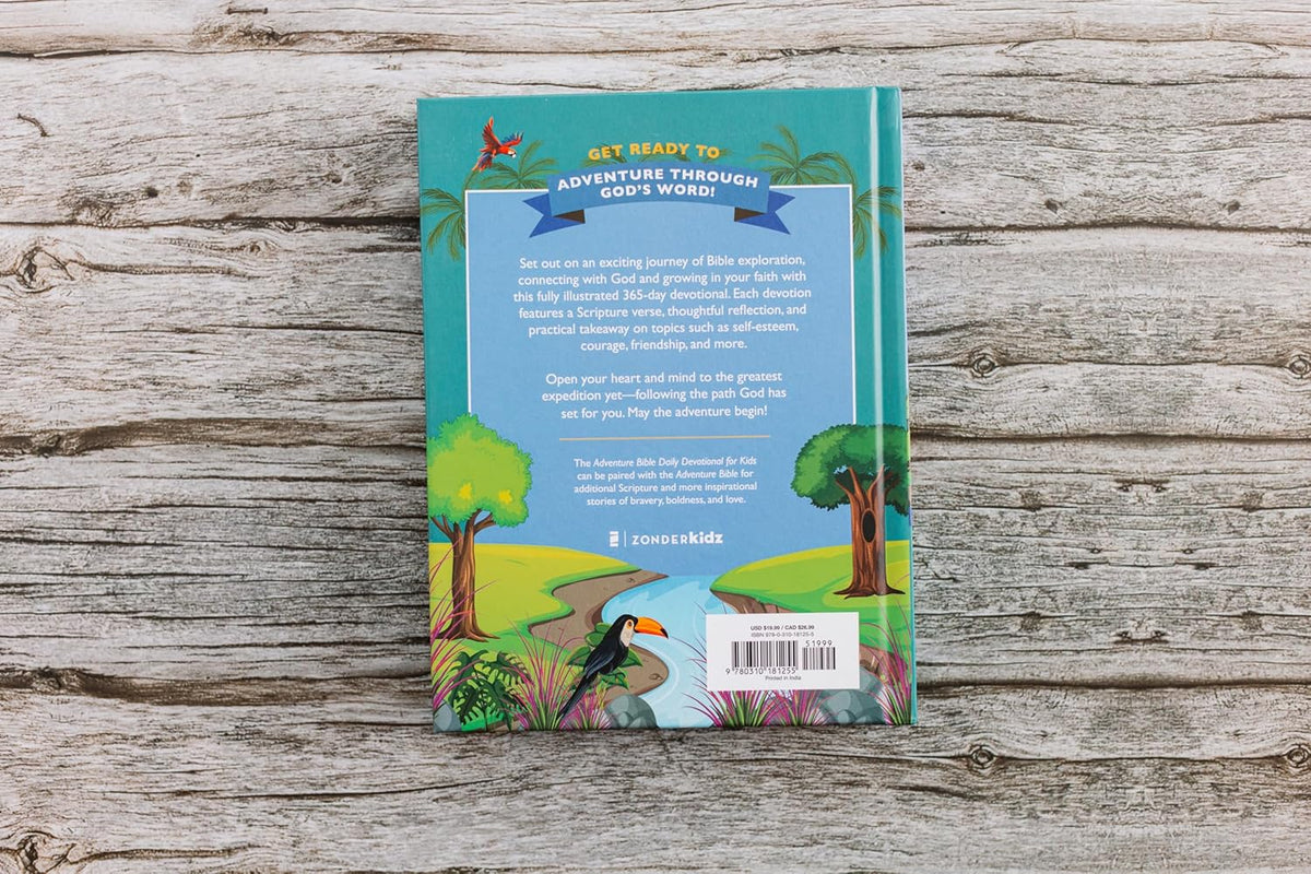 Adventure Bible Daily Devotional for Kids: A 365-Day Guide to Understanding the Bible