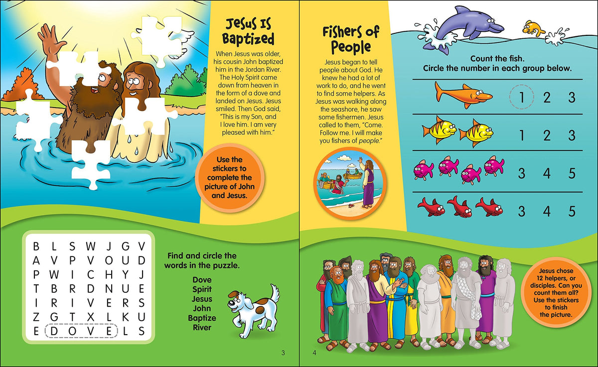 The Beginner's Bible All About Jesus Sticker and Activity Book