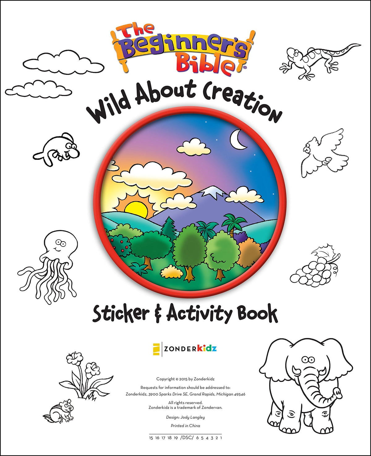 The Beginner's Bible Wild About Creation Sticker and Activity Book