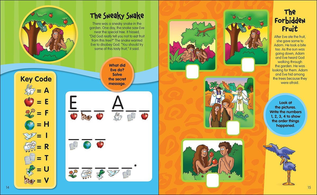 The Beginner's Bible Wild About Creation Sticker and Activity Book