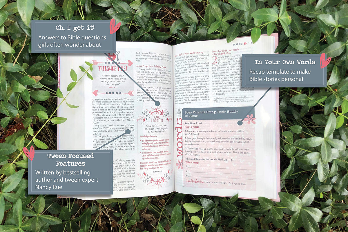 NIV, Ultimate Bible for Girls, Faithgirlz Edition: The Perfect Christian Faith Gift for Your Tween Girl, Age 8-12