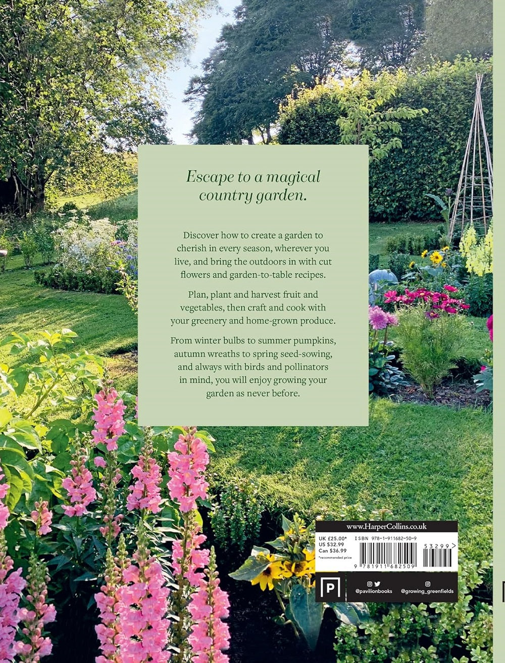 Growing at Greenfields: A seasonal guide to growing, eating and creating from a beautiful Scottish garden