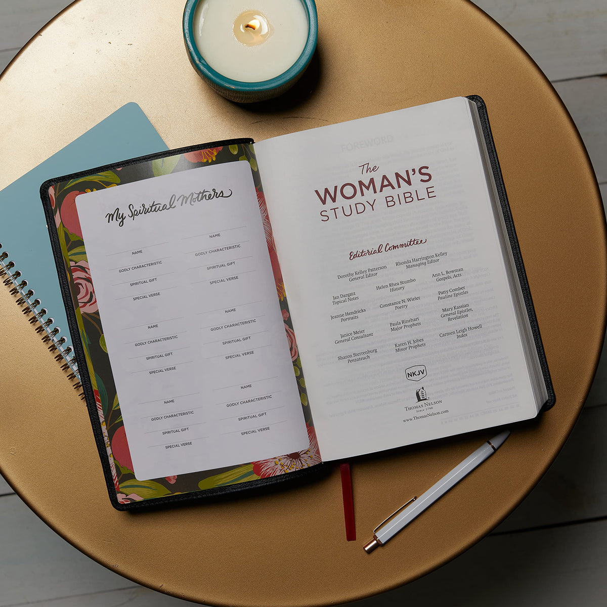 NKJV, Woman's Study Bible, Red Letter, Full-Color: Receiving God's Truth for Balance, Hope, and Transformation, New King James Version