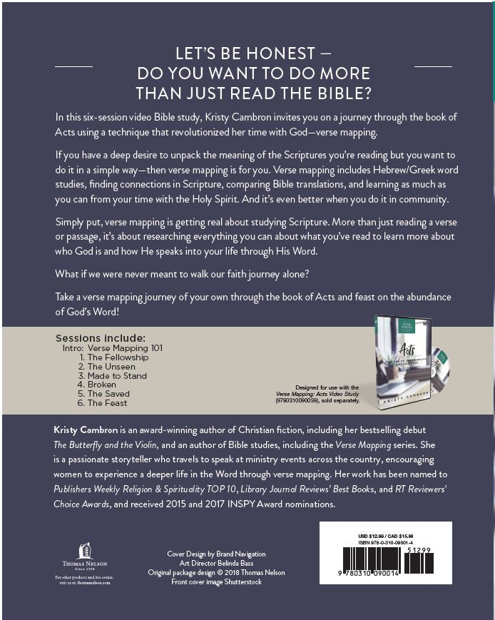 Verse Mapping Acts Bible Study Guide: Feasting on the Abundance of God’s Word