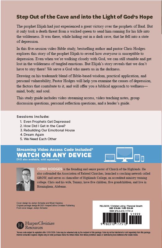 Out of the Cave Bible Study Guide plus Streaming Video: How Elijah Embraced God’s Hope When Darkness Was All He Could See