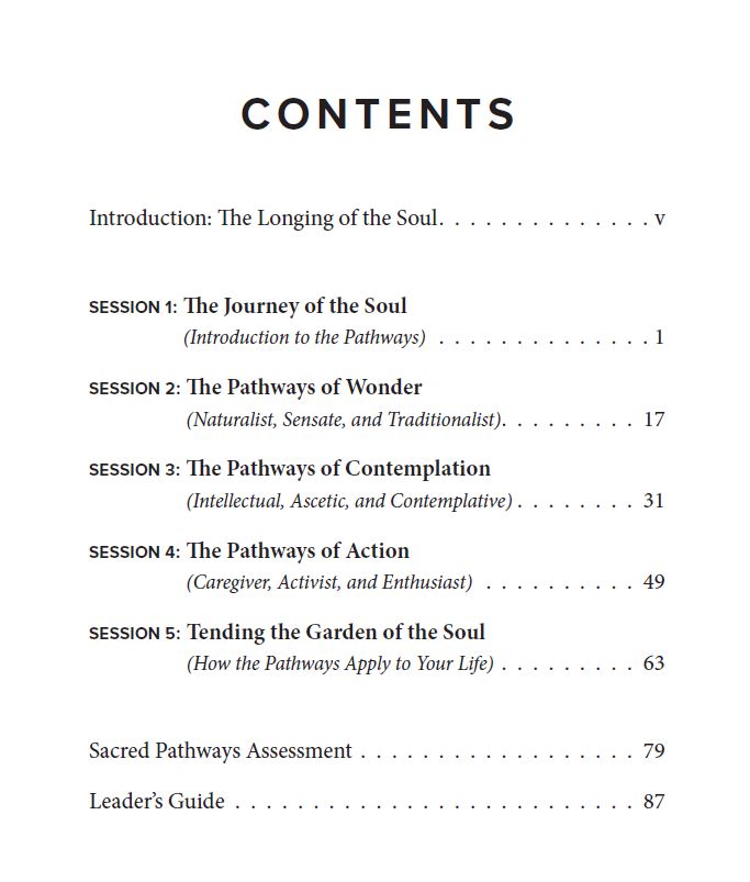 Sacred Pathways Bible Study Guide: Nine Ways to Connect with God